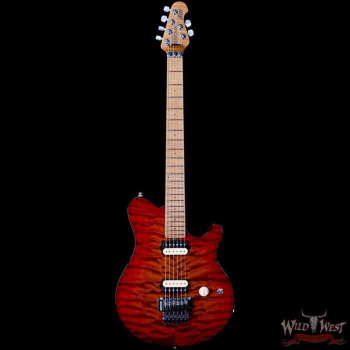 Ernie Ball Music Man Axis Roasted Amber Quilt - Image 3
