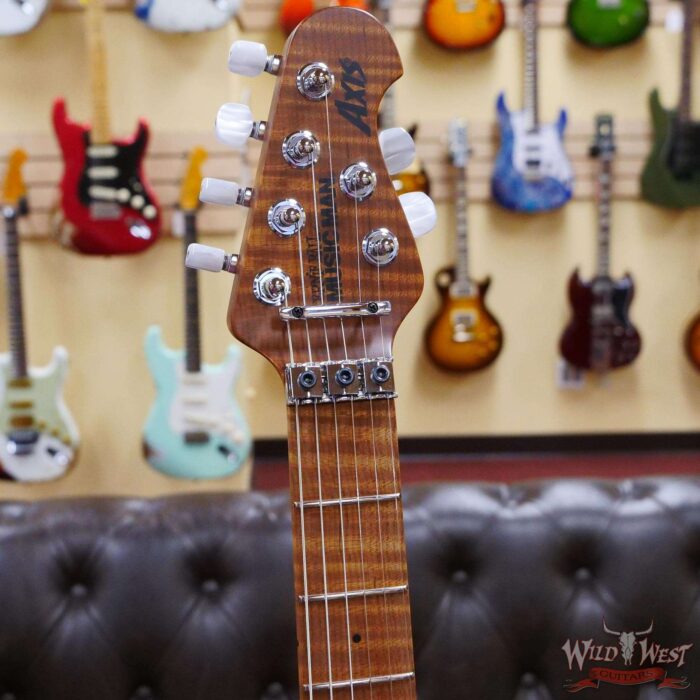 Ernie Ball Music Man Axis Roasted Amber Quilt - Image 7