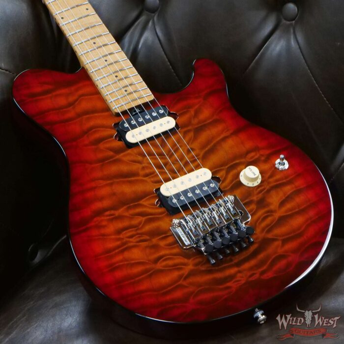 Ernie Ball Music Man Axis Roasted Amber Quilt - Image 8