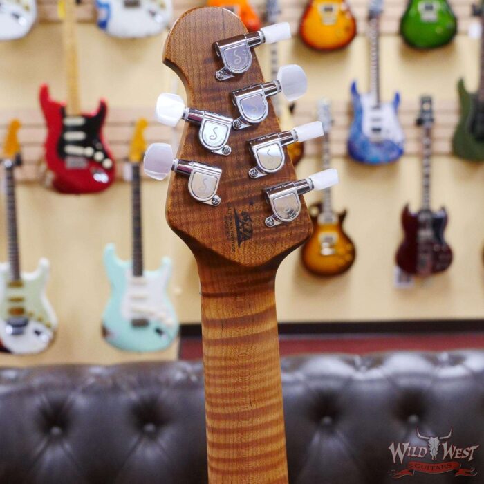 Ernie Ball Music Man Axis Roasted Amber Quilt - Image 10
