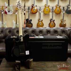 Ernie Ball Music Man Axis Super Sport Quilt Maple Top Birdseye Maple Neck Rosewood Board Balboa Blue Burst - Image 10