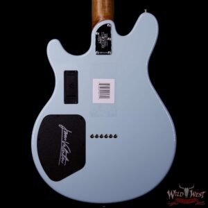 Ernie Ball Music Man BFR Limited Edition #54 of 68 Valentine Rosewood Board Baby Blue Signed by James Valentine - Image 6