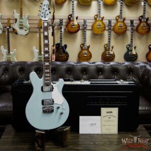 Ernie Ball Music Man BFR Limited Edition #54 of 68 Valentine Rosewood Board Baby Blue Signed by James Valentine - Image 12