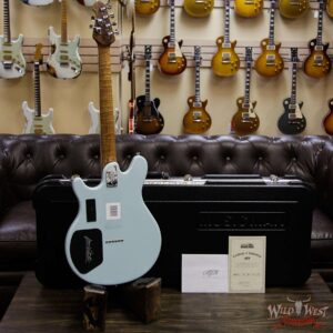Ernie Ball Music Man BFR Limited Edition #54 of 68 Valentine Rosewood Board Baby Blue Signed by James Valentine - Image 14