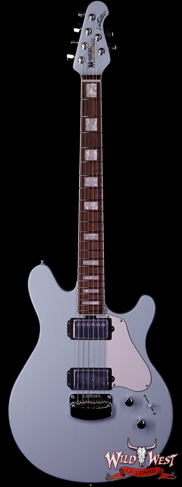 Ernie Ball Music Man BFR Limited Edition #54 of 68 Valentine Rosewood Board Baby Blue Signed by James Valentine - Image 1
