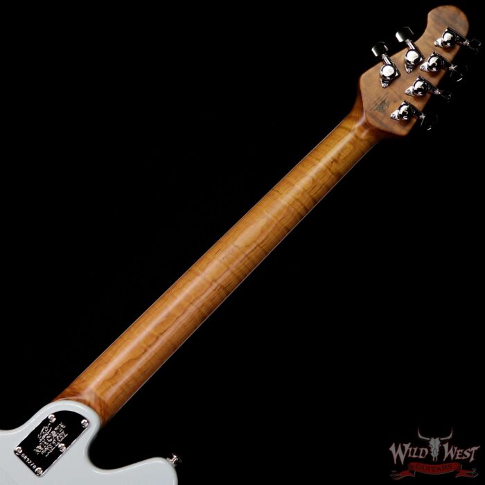 Ernie Ball Music Man BFR Limited Edition #54 of 68 Valentine Rosewood Board Baby Blue Signed by James Valentine - Image 10