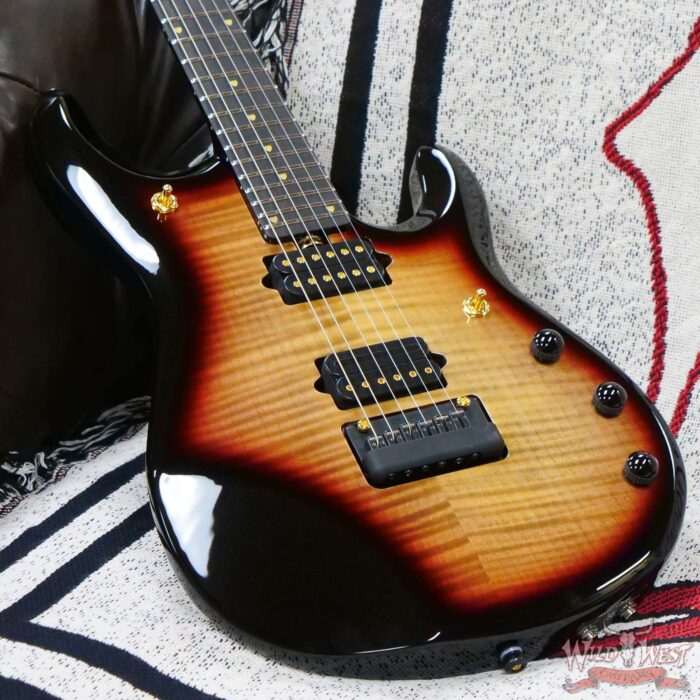 Ernie Ball Music Man John Petrucci 20th Anniversary JP6 JP-XX Honey Butter - Image 8