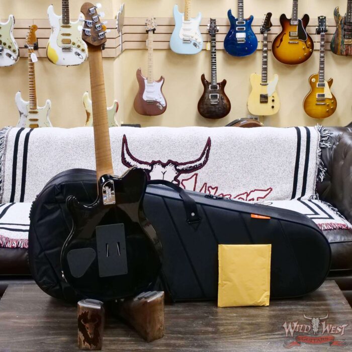 Ernie Ball Music Man Axis Double Locking Tremolo DiMarzio HH Pickups Flame Maple Top Ollalieberry 7.10 LBS - Image 9