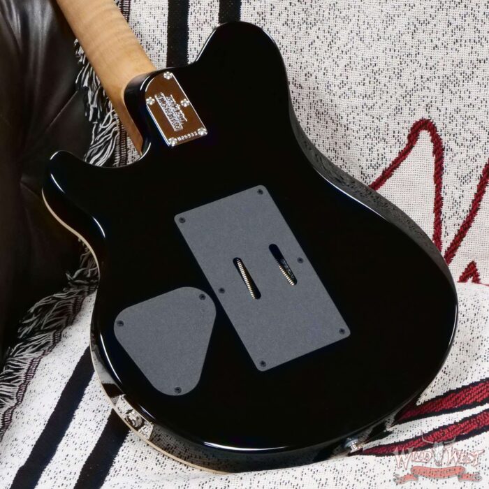 Ernie Ball Music Man Axis Double Locking Tremolo DiMarzio HH Pickups Flame Maple Top Ollalieberry 7.10 LBS - Image 11