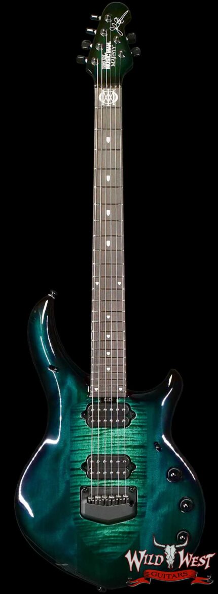 Ernie Ball Music Man Majesty 6 HH Piezo Bridge Ebony Fingerboard Enchanted Forest 6.65 LBS