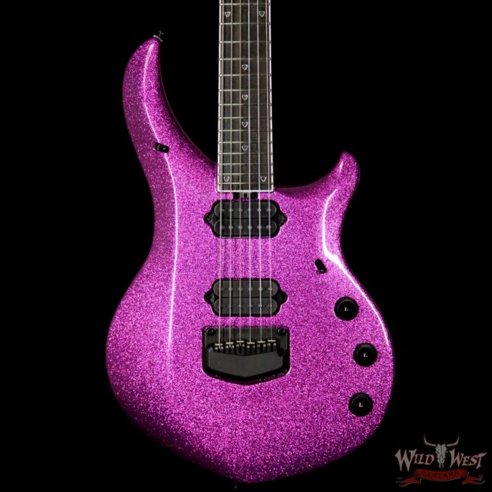 Ernie Ball Music Man BFR Majesty Limited #45 of 74 Signed by John Petrucci Fuchsia Sparkle - Image 3