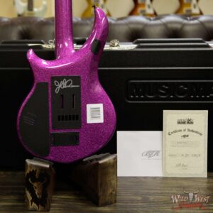 Ernie Ball Music Man BFR Majesty Limited #45 of 74 Signed by John Petrucci Fuchsia Sparkle - Image 16