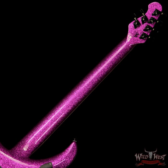 Ernie Ball Music Man BFR Majesty Limited #45 of 74 Signed by John Petrucci Fuchsia Sparkle - Image 11