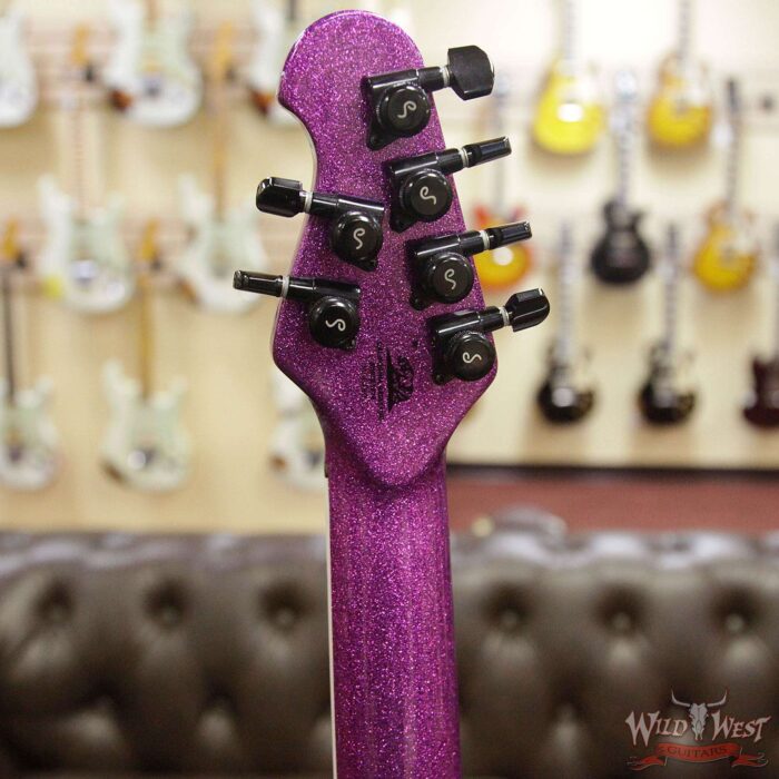 Ernie Ball Music Man BFR Ball Family Reserve Majesty Limited #23 of 74 Signed by John Petrucci Fuchsia Sparkle - Image 10