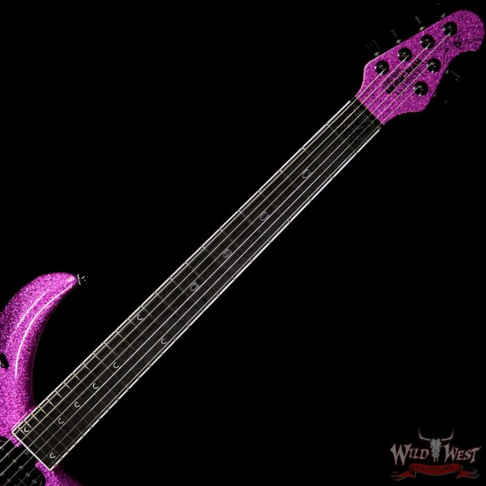 Ernie Ball Music Man BFR Ball Family Reserve Majesty Limited #23 of 74 Signed by John Petrucci Fuchsia Sparkle - Image 7