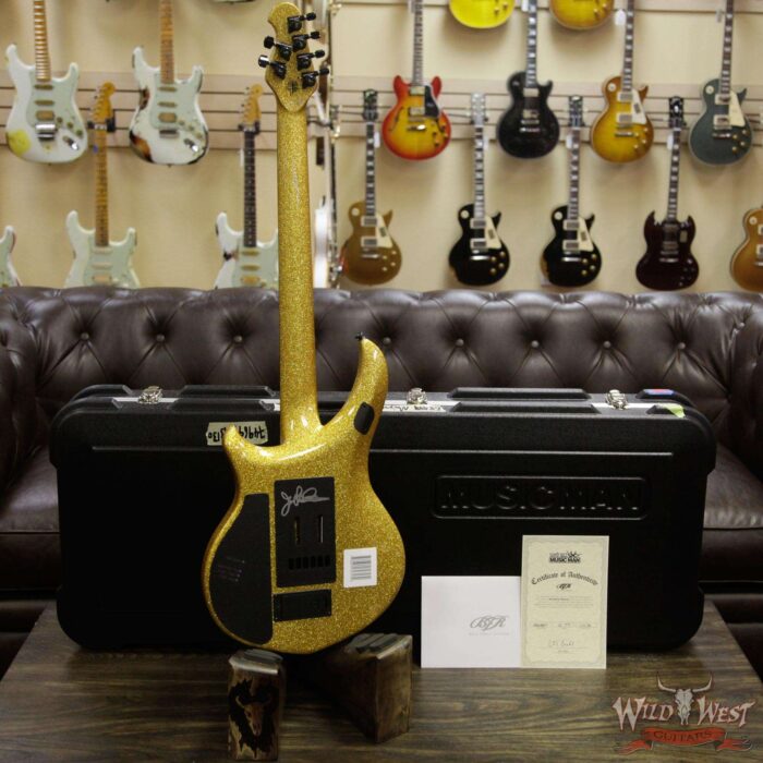 Ernie Ball Music Man BFR Ball Family Reserve Majesty Limited #12 of 77 Signed by John Petrucci Deep Gold Sparkle - Image 13