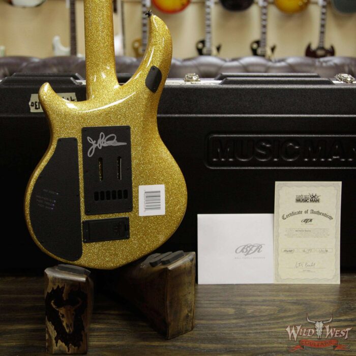 Ernie Ball Music Man BFR Ball Family Reserve Majesty Limited #12 of 77 Signed by John Petrucci Deep Gold Sparkle - Image 14