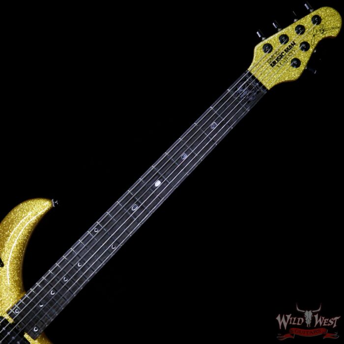Ernie Ball Music Man BFR Ball Family Reserve Majesty Limited #12 of 77 Signed by John Petrucci Deep Gold Sparkle - Image 7