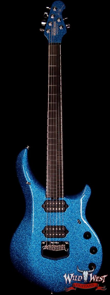 Ernie Ball Music Man BFR Limited Edition John Petrucci Signed Majesty # 103 of 118 Marine Blue Sparkle