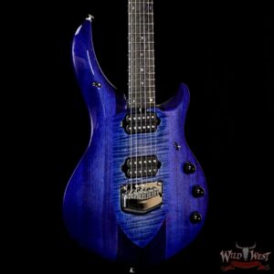 Ernie Ball Music Man John Petrucci Majesty Monarchy Ebony Board Imperial Blue - Image 4