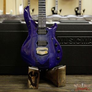 Ernie Ball Music Man John Petrucci Majesty Monarchy Ebony Board Imperial Blue - Image 13