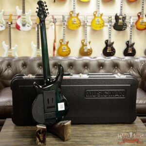 Ernie Ball Music Man Majesty 6 HH Piezo Bridge Ebony Fingerboard Enchanted Forest - Image 9