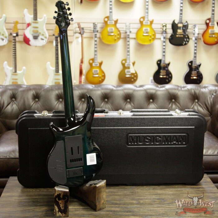 Ernie Ball Music Man Majesty 6 HH Piezo Bridge Ebony Fingerboard Enchanted Forest - Image 9