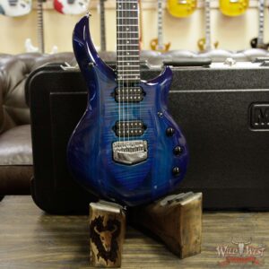 Ernie Ball Music Man Majesty 6 HH Piezo Bridge Ebony Fingerboard Blue Honu - Image 7