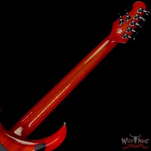Ernie Ball Music Man Majesty 7-String wiith Piezo Ebony Board Red Sunrise - Image 5