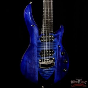 Ernie Ball Music Man John Petrucci Majesty 7 Monarchy Ebony Fingerboard Imperial Blue 7-Sting - Image 4