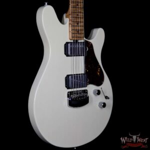 Ernie Ball Music Man Valentine HH Roasted Maple Neck Trans Buttermilk - PreOwned - Image 4