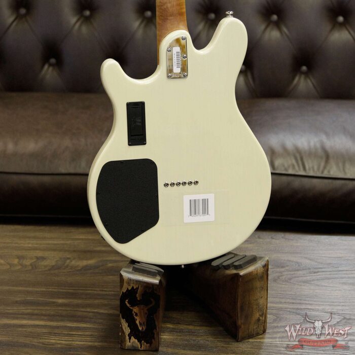 Ernie Ball Music Man Valentine HH Roasted Maple Neck Trans Buttermilk - PreOwned - Image 15