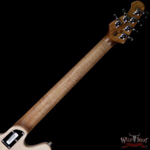 Ernie Ball Music Man Valentine HS Ash Body Roasted Maple Neck Trans Buttermilk - Image 7