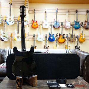 Epiphone Coronet (USA Collection) Mahogany Body&Neck P-90 Soapbar Pickup Ebony Black 6.15 LBS - Image 8