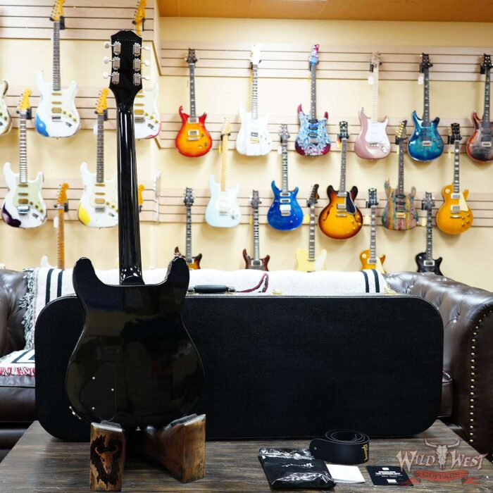 Epiphone Coronet (USA Collection) Mahogany Body&Neck P-90 Soapbar Pickup Ebony Black 6.15 LBS - Image 8