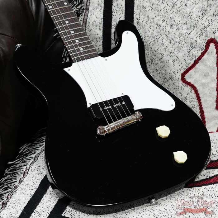 Epiphone Coronet (USA Collection) Mahogany Body&Neck P-90 Soapbar Pickup Ebony Black 6.15 LBS - Image 7