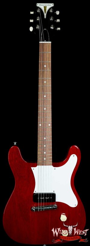 Epiphone Coronet (USA Collection) Mahogany Body&Neck P-90 Soapbar Pickup Vintage Cherry 6.35 LBS