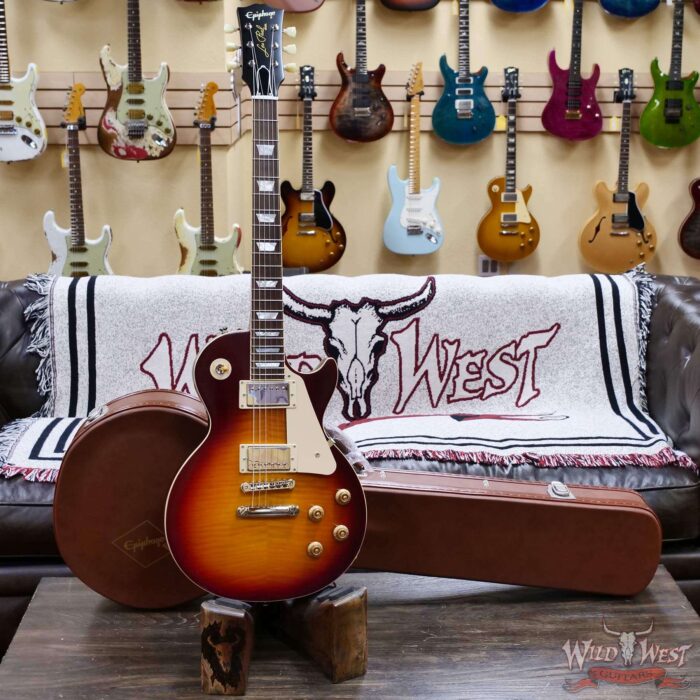 Epiphone Inspired by Gibson Custom 1959 Les Paul Standard Factory Burst Gibson USA Pickups 8.80 LBS (BLEM) - Image 5