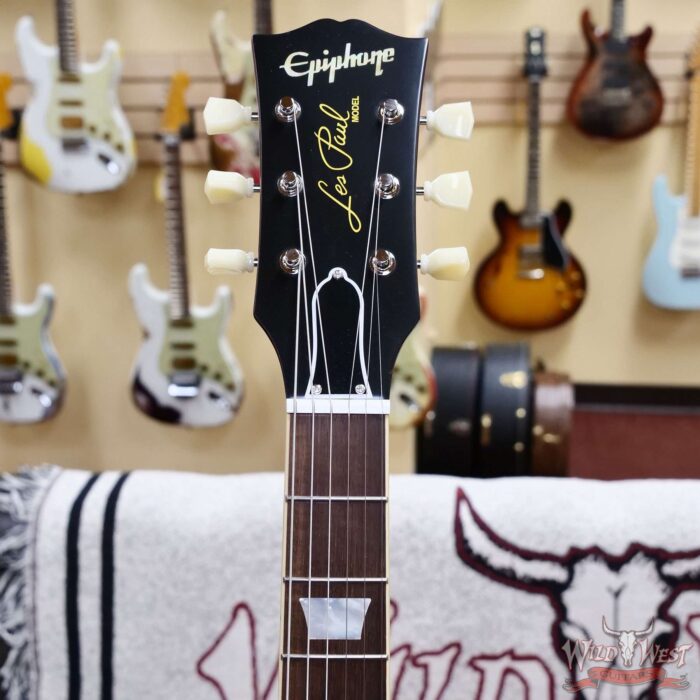Epiphone Inspired by Gibson Custom 1959 Les Paul Standard Factory Burst Gibson USA Pickups 8.80 LBS (BLEM) - Image 6