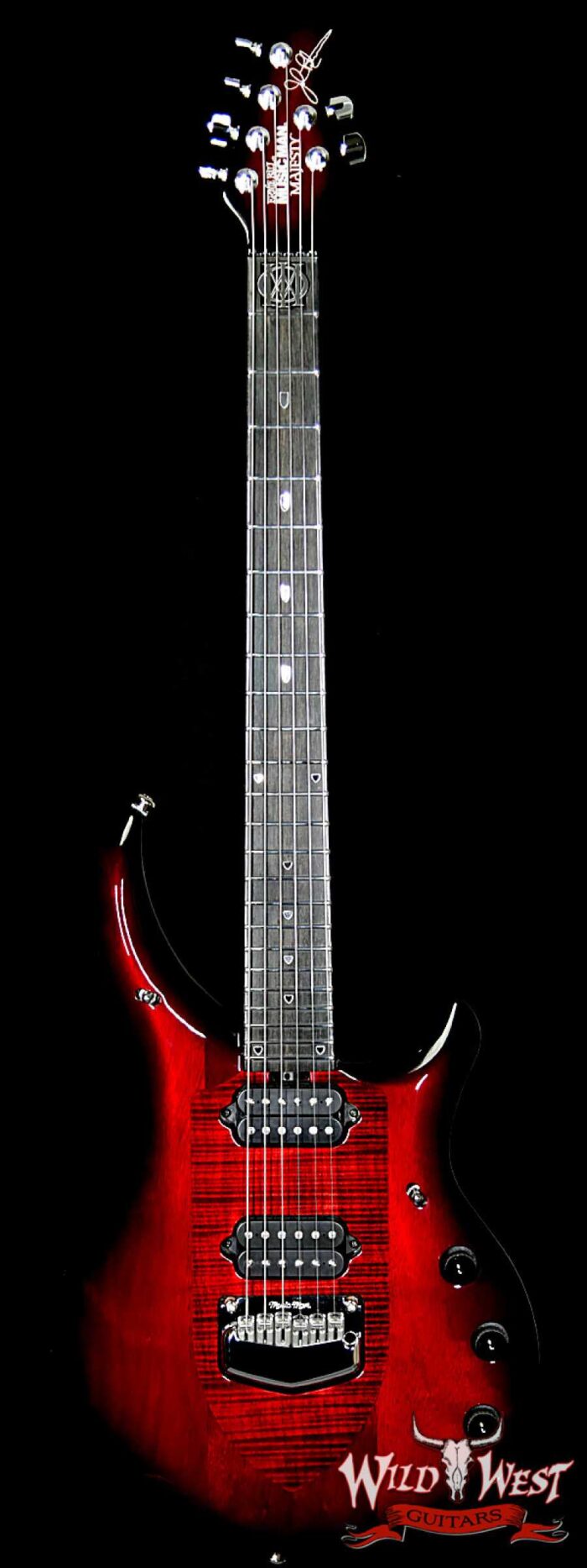 Ernie Ball Music Man John Petrucci Majesty Monarchy Ebony Board Majestic Royal Red - Image 1