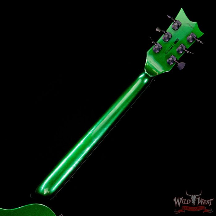 ESP USA 2019 NAMM Eclipse EMG Pickups Ebony Fingerboard Candy Apple Green Metallic - Image 8