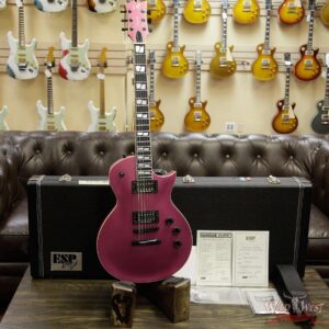 ESP USA Eclipse Hardtail Ebony Fretboard Seymour Duncan Pickups Magenta Pearl Satin - Image 5