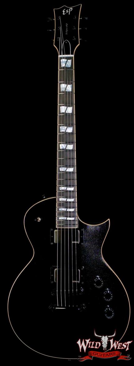 ESP USA Eclipse EMG 85x / 81x Pickups Sapphire Black Metallic 9.35 LBS