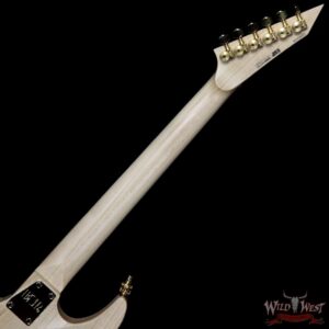 ESP USA Limited Edition Burl Series M-I FR DLX Poplar Burl w/ Swamp Ash Lime Burst - Image 8