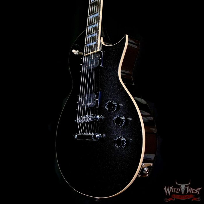 ESP USA Eclipse with Seymour Duncan 59/Custom Pickups Sapphire Black Metallic 8.45 LBS - Image 2