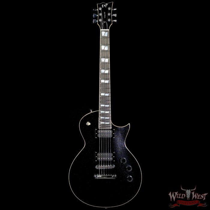 ESP USA Eclipse with Seymour Duncan 59/Custom Pickups Sapphire Black Metallic 8.45 LBS - Image 3