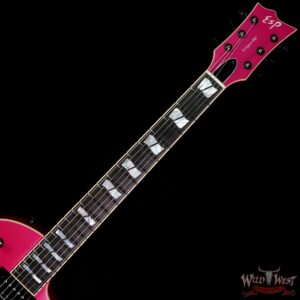 ESP USA Eclipse Seymour Duncan Alnico II Pro Set Ebony Fingerboard Satin Magenta Pearl - Image 4