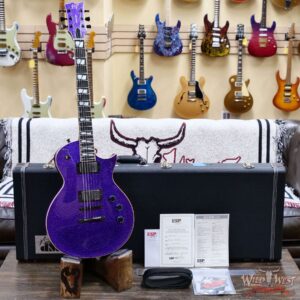 ESP USA Eclipse EMG 85x / 81x Pickups Purple Sparkle 8.40 lbs - Image 5