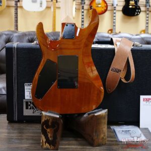 ESP USA M-II DLX FR Floyd Rose Flame Maple Top Ebony Fingerboard Seymour Duncan Pickups Cranberry Burst - Image 11