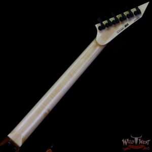 ESP USA M-II DLX FR Floyd Rose Flame Maple Top Ebony Fingerboard Seymour Duncan Pickups Cranberry Burst - Image 5